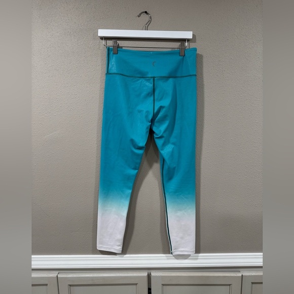 Zyia Teal Venom Metallic Ombré Light N Tights - Picture 5 of 7